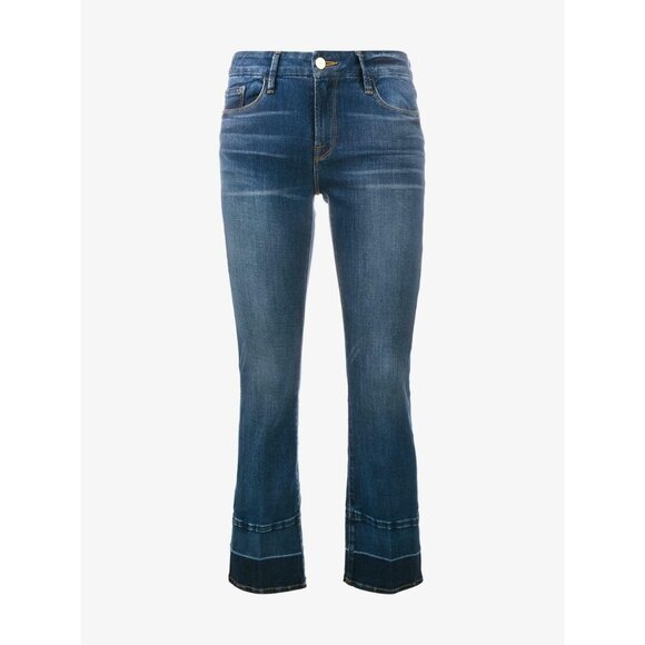 Frame Women's Le Crop Mini Boot Cut Jeans, Size 29 - Picture 1 of 6